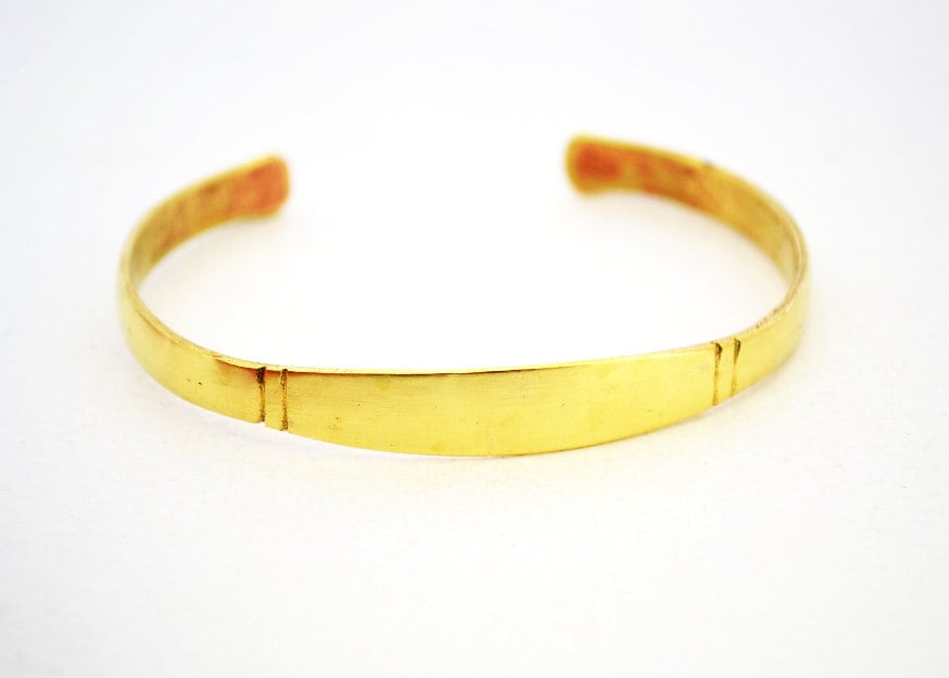 Messing-Armband, Messing Armband, Goldarmband, Gold Messing-Armband, Messing Armband, Goldarmband, Gold von deinujewelry