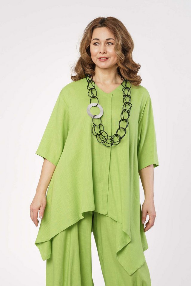 déjà vu Fashion Tunikashirt Ibernels Oberteil mit Zipfeln aus Viskose und Leinen (1-tlg) von déjà vu Fashion