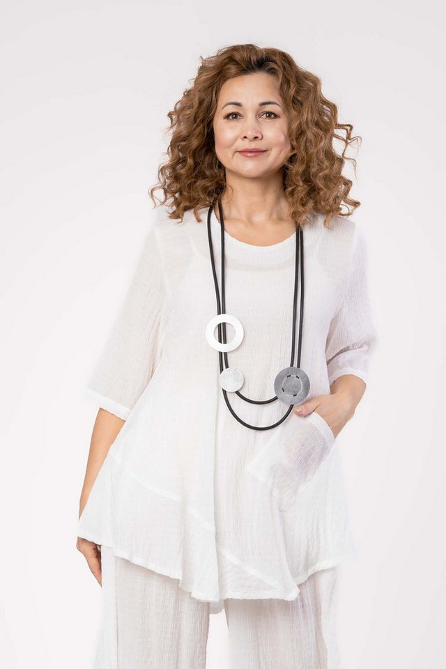 déjà vu Fashion Tunikashirt Spree Oberteil in A-Form aus gecrashtem Stoff (1-tlg) von déjà vu Fashion