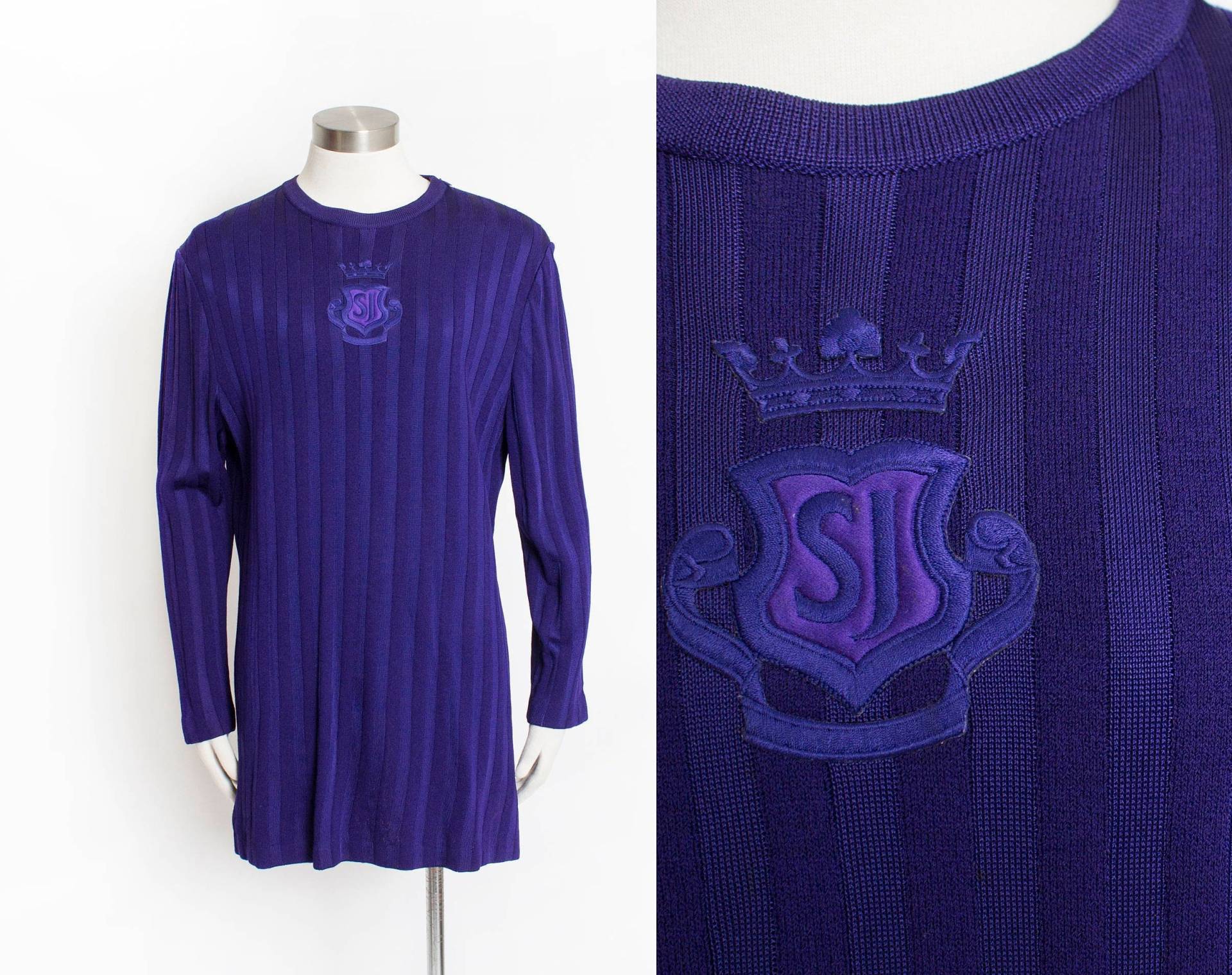 1980Er Jahre St.john Sweater Dress Wollstrick S von dejavintageboutique