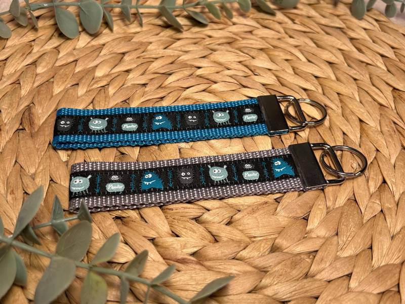 Genähter Schlüsselanhänger Mit Gurtband Webband Mitbringsel Geschenk Gastgeschenk von dekozauberbyjenny