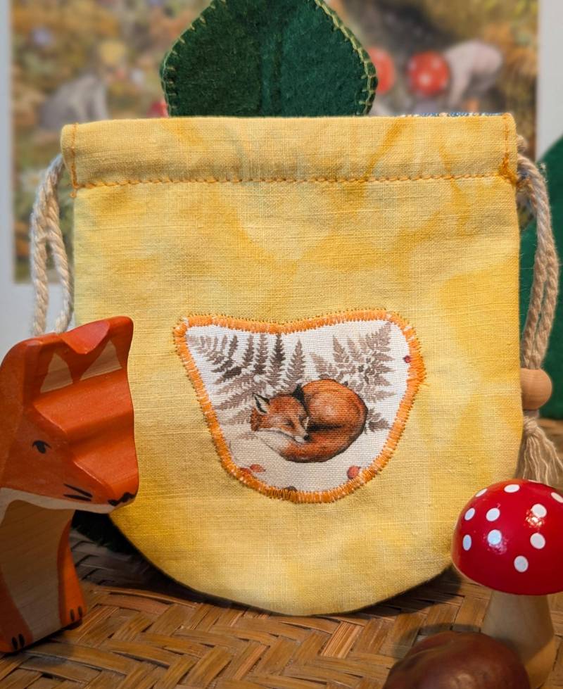 Sammelbeutelchen - Füchschen, Schatzbeutel, Daniela Drescher, Acufactum Sammelbeutelchen - Füchschen, Schatzbeutel, Daniela Drescher, Acufactum von delSolarCrafts