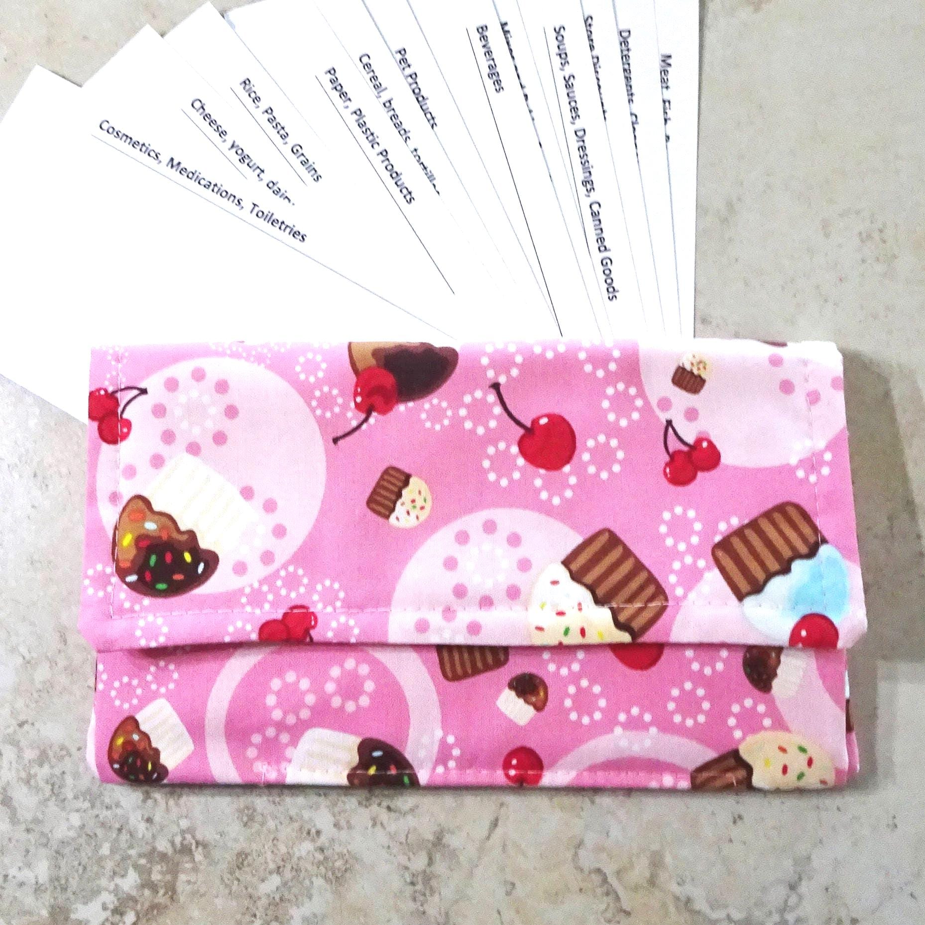 Rosa Coupon-Organizer Mit 1 Trennwand von delaMarCollection