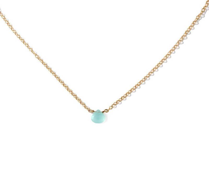 Blauer Chalcedon Anhänger - Blau Grüner Und Gold Filled Einfacher Stein Kleine Grüne Halskette Blaue Edelstein Blauer Chalcedon Anhänger - Blau Grüner Und Gold Filled Einfacher Stein Kleine Grüne Halskette Blaue Edelstein von delialangan