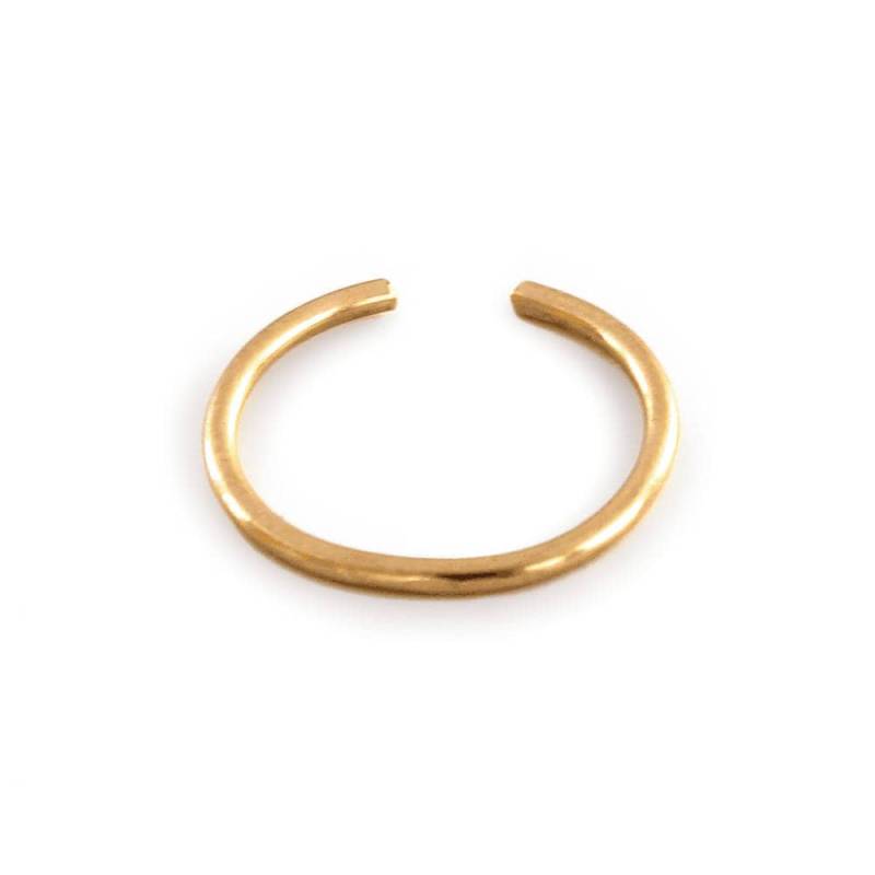 Gold Knorpel Ohrring - Kleine Ohrmanschette 18 Gauge Hoop Silber, Oder Rosegold Für Gepiercte Undurchbohrte Ohr von delialangan