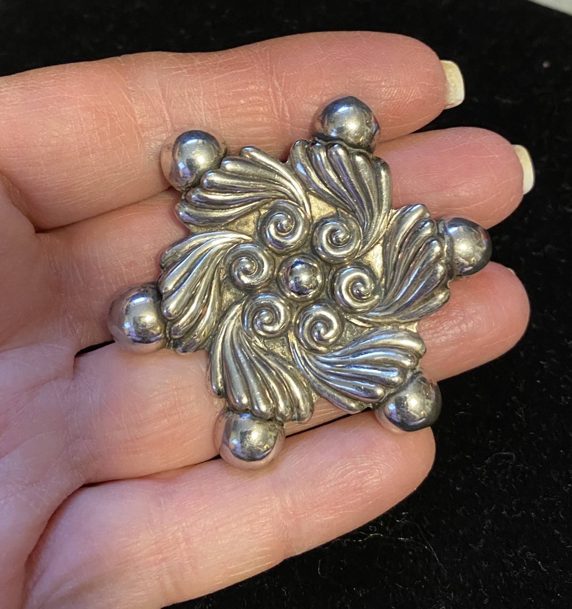 Vintage Sterling Taxco Anstecknadel Blumen Windrad Vintage Sterling Taxco Anstecknadel Blumen Windrad von delightsofmine