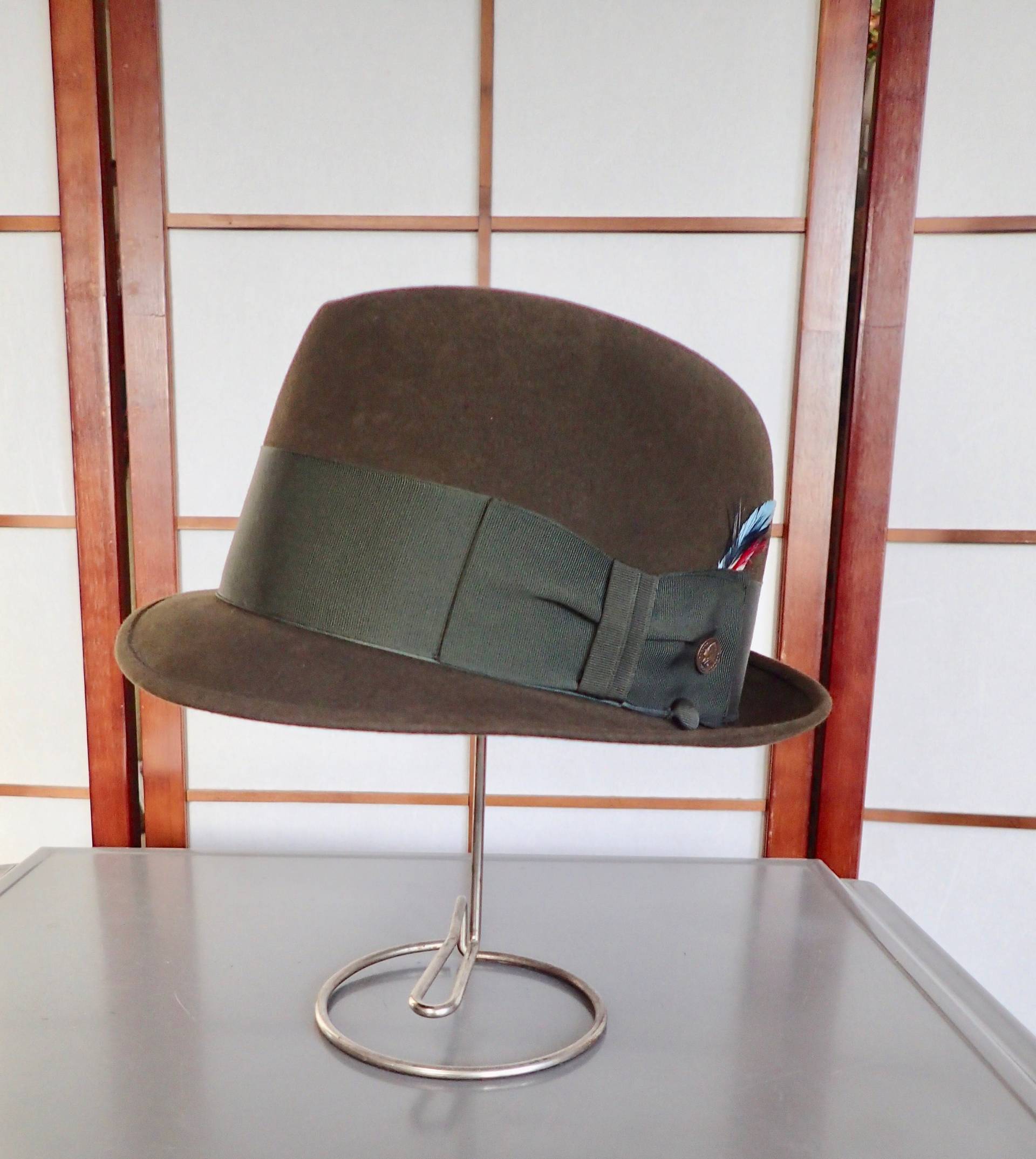 Vintage "Champs" Trilby/Fedora Filzhut Mit "Kasmir Finish" Gr. 6 7/8" Vintage "Champs" Trilby/Fedora Filzhut Mit "Kasmir Finish" Gr. 6 7/8" von delilahsdeluxe