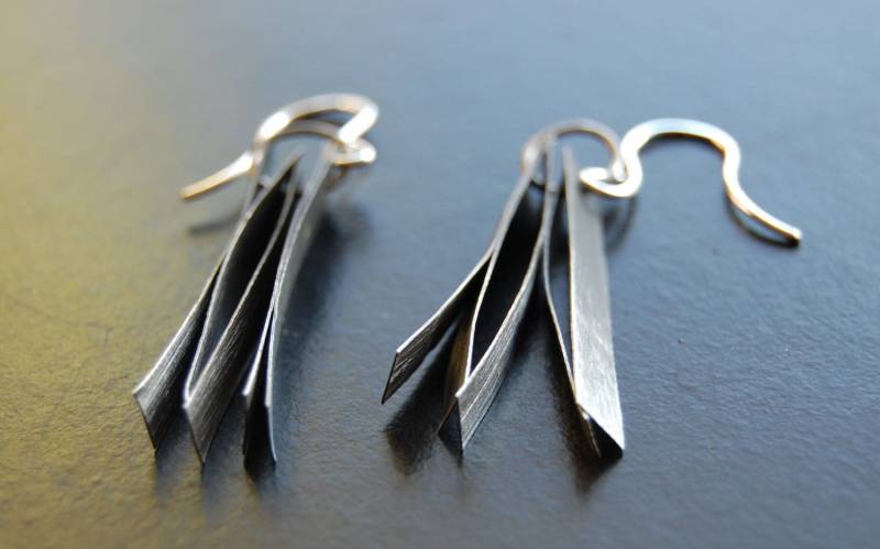 Ombré Fransen Ohrringe von delisadesigns