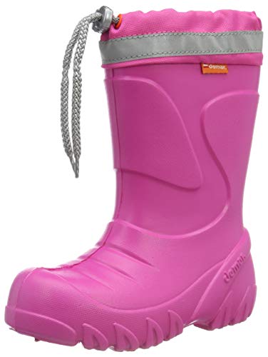 demar. EVA federleichte Kinder Gummistiefel mit Stulpe gefüttert MAMMUT-S (22/23, pink) von demar.