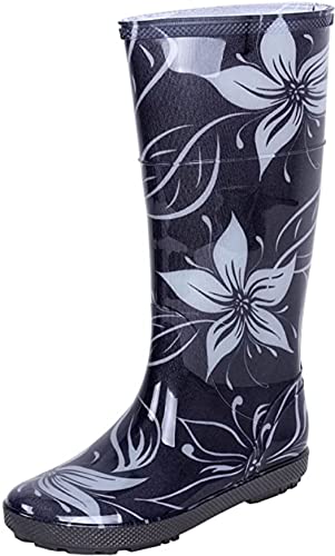 DEMAR. Gummistiefel Regenstiefel Hawai Lady Exclusive (36, Blumen) von DEMAR