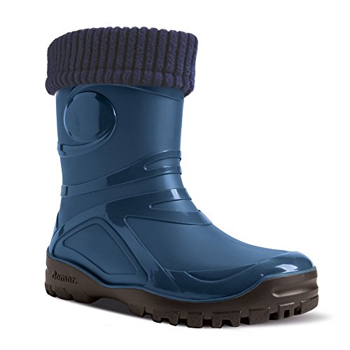 DEMAR Gummistiefel mit Wolle gefüttert Young FUR-2 (40, dunkelblau) von DEMAR