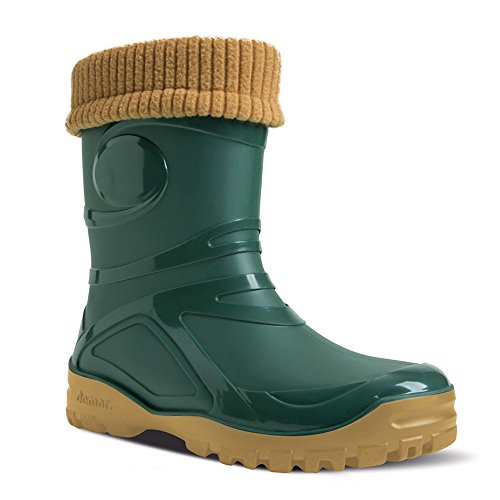 DEMAR Gummistiefel mit Wolle gefüttert Young FUR-2 (40, grün) von DEMAR