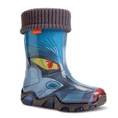 DEMAR Kinder Gummistiefel gefüttert STORMER LUX (Size 20/21 EU) Transformer von demar.