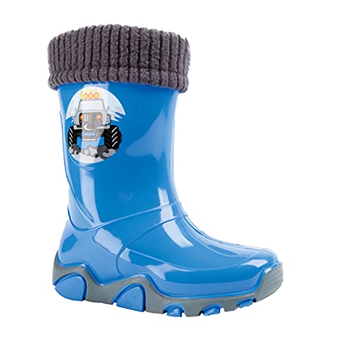 demar. Kinder Gummistiefel gefüttert STORMER LUX (22/23, Blau) von demar.