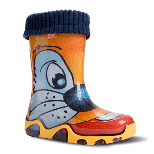 DEMAR Kinder Gummistiefel gefüttert STORMER LUX (Size 20/21 EU) Katze von DEMAR