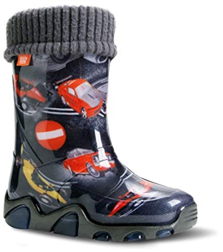 DEMAR Kinder Gummistiefel gefüttert STORMER LUX (Size 24/25 EU) Cars von DEMAR