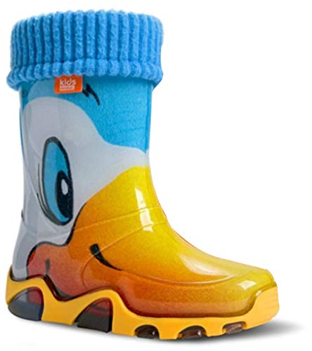 DEMAR Kinder Gummistiefel gefüttert STORMER LUX (Size 34/35 EU) Ente von DEMAR