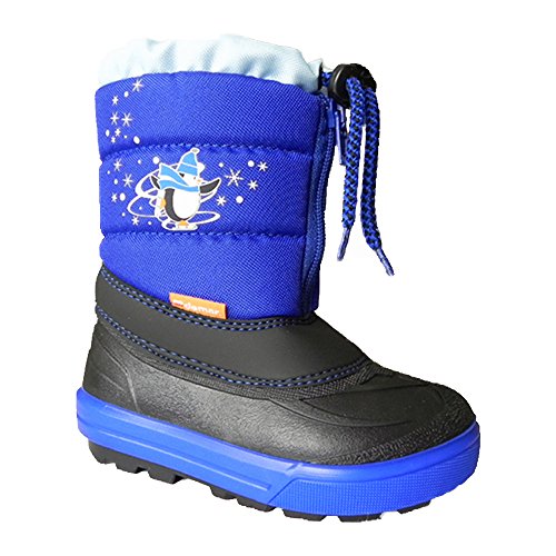 demar. Kinder Winterstiefel mit WOLLE gefüttert KENNY (22/23, blau) von demar.