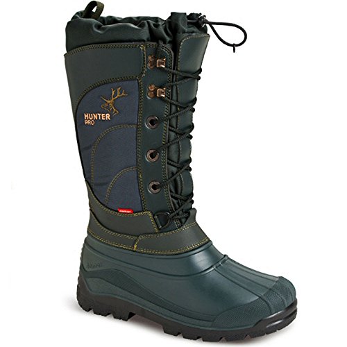 DEMAR Thermostiefel Jagdstiefel mit WOLLE gefüttert HUNTER PRO, Grün, 47 EU von DEMAR