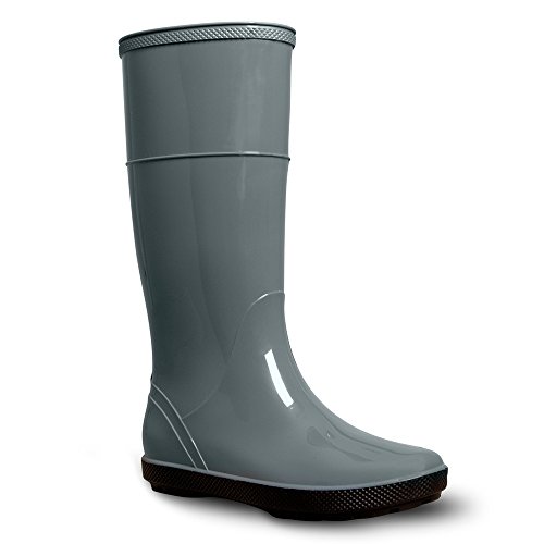 DEMAR Gummistiefel Regenstiefel HAWAI LADY (36, grau) von DEMAR