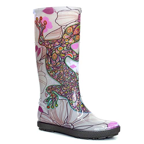 DEMAR. Gummistiefel Regenstiefel Hawai Lady Exclusive (36, Agama) von DEMAR