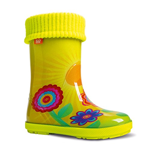 demar. Kinder Gummistiefel gefüttert HAWAI LUX EXCLUSIVE (28/29, sonne) von demar.