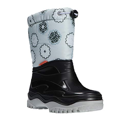 demar. Kinder Übergangs- Winterstiefel Schuhe gefüttert Pico Light (Hellgrau, 34/35) von demar.