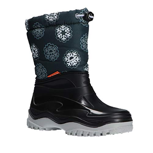 demar. Kinder Übergangs- Winterstiefel Schuhe gefüttert Pico Light (Schwarz, 26/27) von demar.