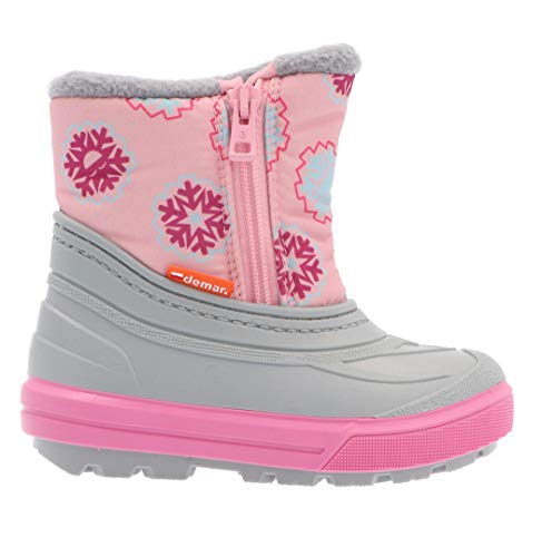 demar. Kinder Übergangs- Winterstiefel Schuhe gefüttert Winter Light (Rosa, 28/29) von demar.