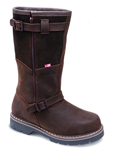 demar. LEDER Thermostiefel Jagdstiefel TIROL, Braun, 42 EU von demar.