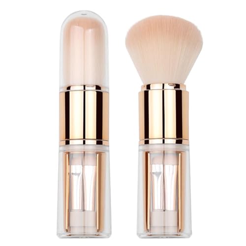 demaxiyad Einziehbarer Make-up-Pinsel, Kosmetikpinsel-Set, 5-in-1-Make-up-Concealer-Pinsel, tragbare Lidschatten-Pinsel, weiche Borsten für Reisen von demaxiyad