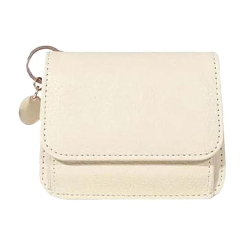 demaxiyad Geldbörse, kleine Geldbörse - Damen PU-Leder-Geldbörse mit Reißverschluss | Tragbarer, kompakter Vintage-Geldbörsen-Kartenhalter mit Reißverschluss für den Führerschein von demaxiyad