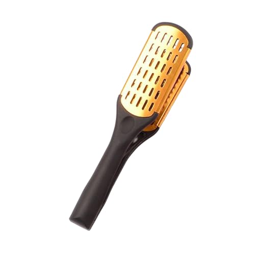 demaxiyad Haarbürste mit Clip, doppelseitige Haarbürste, doppelseitige Wildschweinborsten-Pinsel, Glättbürste für dicke Haare, tragbare Haarstyling-Werkzeuge für Frauen und Mädchen von demaxiyad