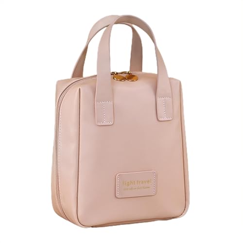 demaxiyad Multifunktionale Kosmetiktasche – Make-up-Tasche mit Reißverschluss – Damen-Kulturbeutel, tragbarer Kosmetikkoffer, große Fächer, Make-up-Organizer mit Trennwänden, rose, Refer to von demaxiyad