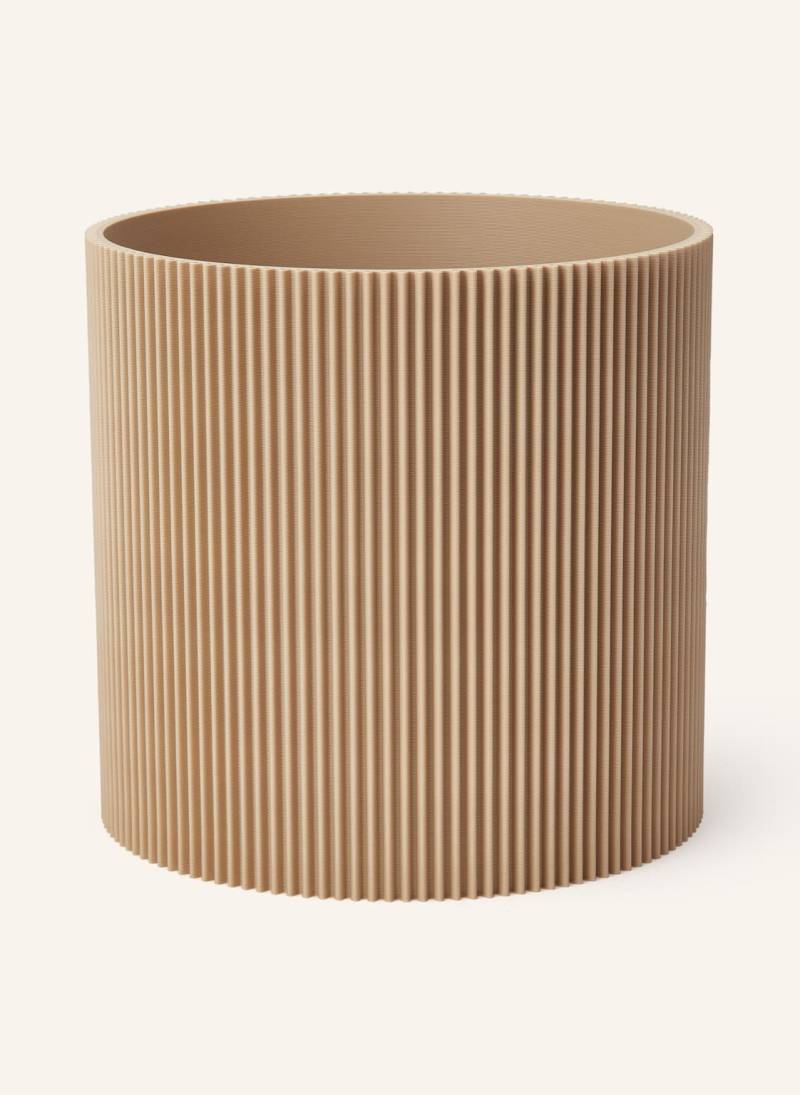 Dennismaass Blumentopf Gerade Medium beige von dennismaass