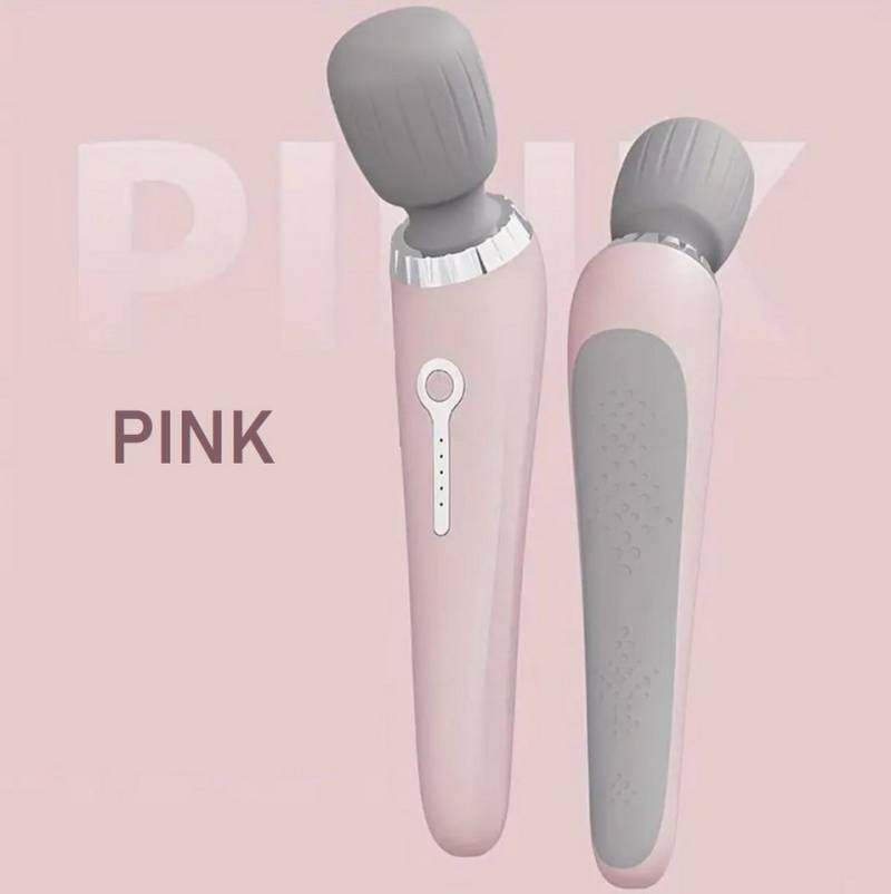 denu-shop Massagegerät Kraftvoller Kabelloser Massagestab Tragbar Ganzkörper, Packung 1-tlg., Massagegerät, USB-Kabel, Handbuch von denu-shop