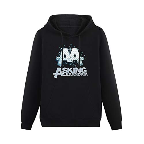 depin Asking Alexandria AA Logo Harajuku Hoodies Long Sleeve Pullover Loose Hoody Sweatershirt XL von depin