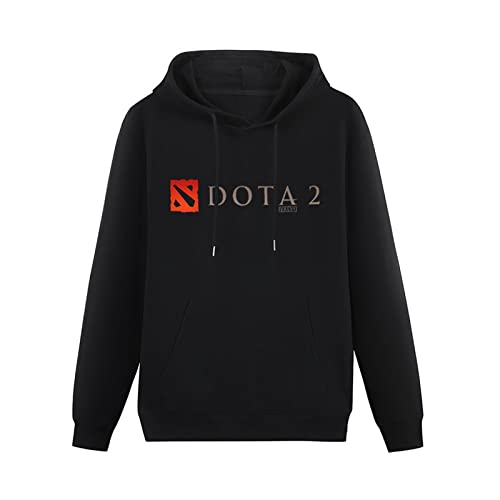 depin Dota 2 Logo Defense of The Ancients Multiplayer Game Hoodies Long Sleeve Pullover Loose Hoody Sweatershirt XL von depin