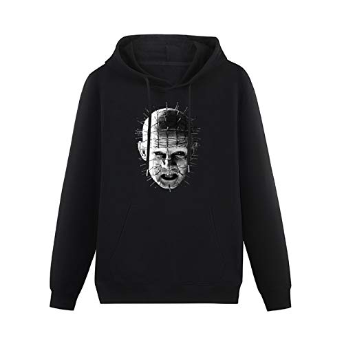 depin Hellraiser Cult Art Horror Film Cenobites Barker Hell Pinhead Hoodies Long Sleeve Pullover Loose Hoody Sweatershirt M von depin