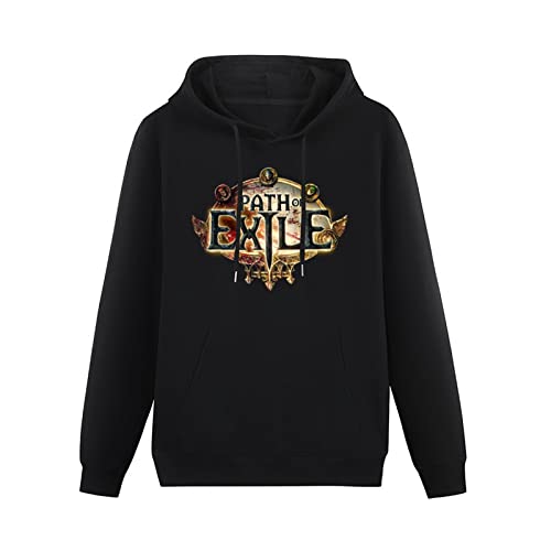 depin Path of Exile Game Logo Hoodies Long Sleeve Pullover Loose Hoody Sweatershirt XL von depin