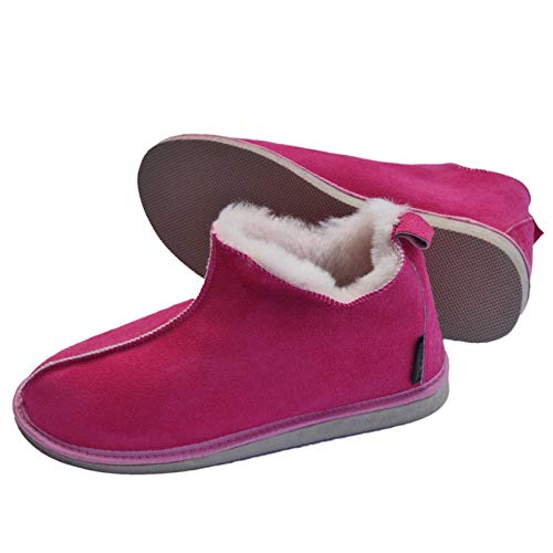 Lammfell Hausschuhe Mokassin Cinderella pink (EUR 38, Pink) von der-Fellmann