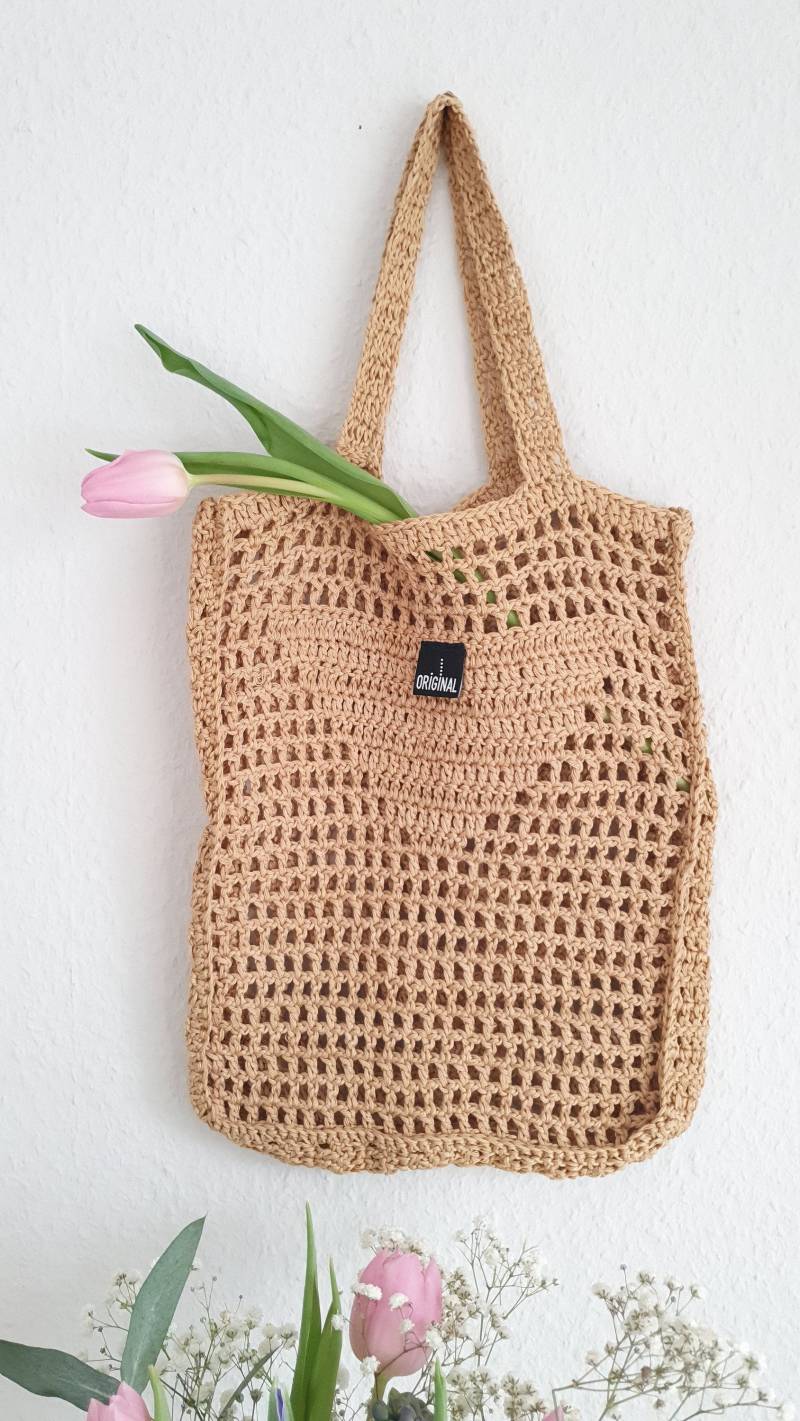 Netztasche Gehäkelt Im Designer Style von deratelierladen