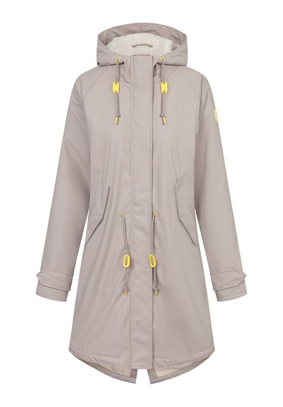 Derbe Hamburg Mantel - Friese Tidaholm - S bis XXL - für Damen - Größe XXL - beige von derbe hamburg