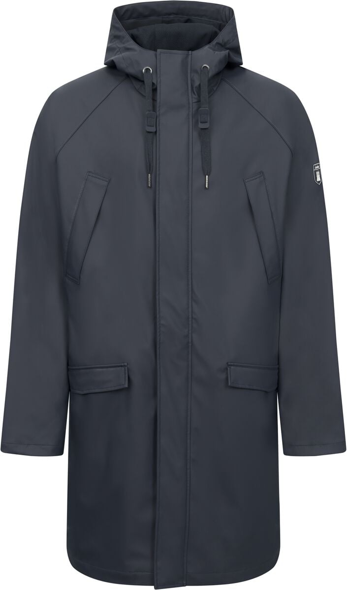 Derbe Hamburg Regenmantel - Valby - M bis 3XL - für Männer - Größe XXL - navy von derbe hamburg