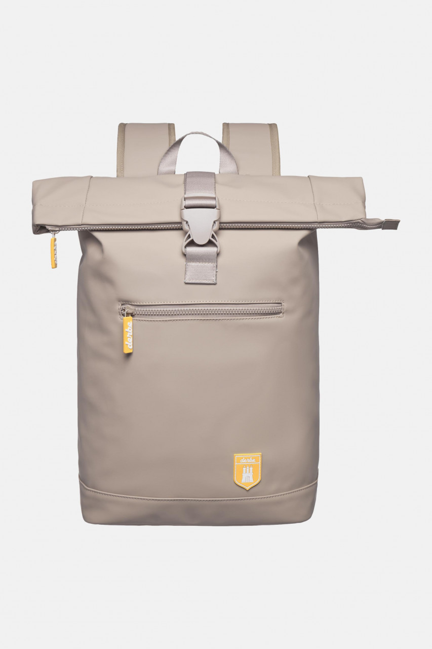 Derbe Rucksack Derbe Ruck Beige Rolltop Wasserabweisend von derbe