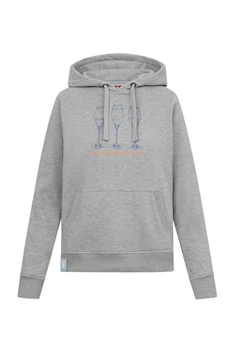 derbe Hoodie Die Klügere Damen Grau L | Kapuzenpullover | Hamburg | Frauen von derbe