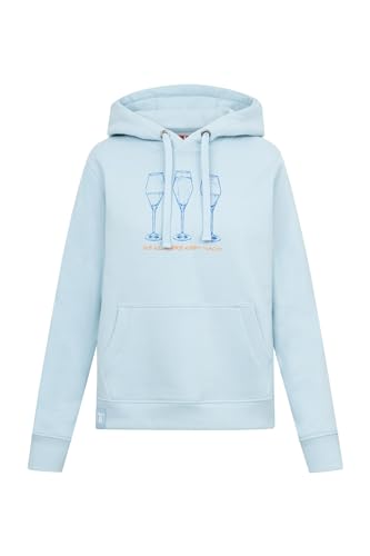 derbe Hoodie Die Klügere Damen Hellblau L | Kapuzenpullover | Hamburg | Frauen von derbe