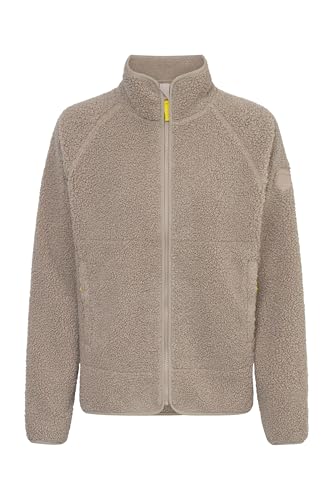 derbe Damen Fleecejacke Kuschelby Beige 46 | Fleece | Weich | Übergangsjacke | Frauen von derbe
