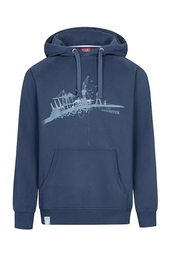 derbe Hafenschiffer Herren Hoodie Navy Dunkelblau 010 M von derbe