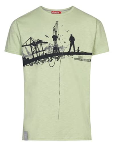 derbe Hafenschiffer Herren T-Shirt Nachhaltig grün Laurel Green 0550 M von derbe